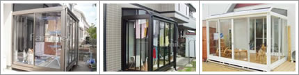 レギュラーサンルーム施工例