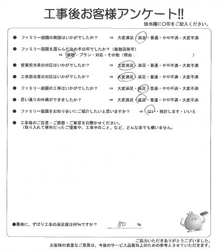 和歌山県和歌山市 M様