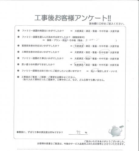大阪府三島郡島本町 N様