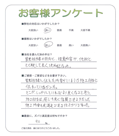 兵庫県伊丹市 K様