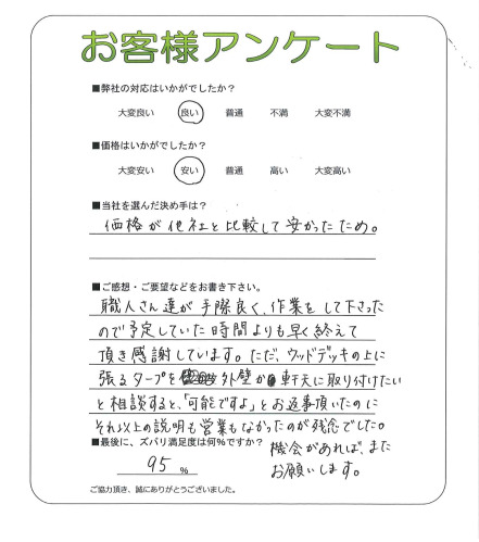 大阪府堺市東区 Y様