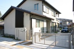 跳ね上げ式 カーゲート 車庫門扉