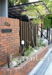 植栽 ベニドラ 門灯照明