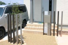 機能門柱TOEX ウィルモダン 角柱 シマトネリコ