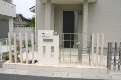 シンプル門柱 郵便ポスト TOEX 口金ポスト