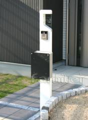 シンプル機能門柱