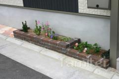 花壇 レンガ