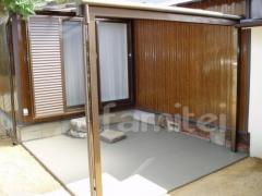ベランダ屋根 TOEX サンクテラス(スピーネ)1F 土間コンクリート