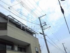 ベランダ屋根 パワーアルファテラス屋根3階