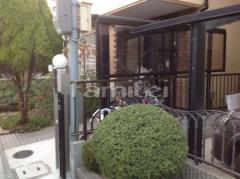 自転車バイク屋根 LIXILメジャーポート 土間コンクリート スロープ