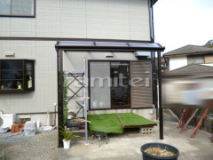 雨除け屋根 レギュラーテラス1階