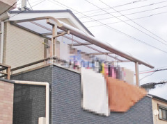 ベランダ屋根 LIXILサンクテラス2階