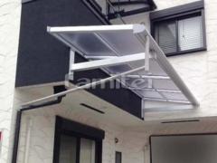 柱なし雨除け屋根 YKKヴェクターテラス1階