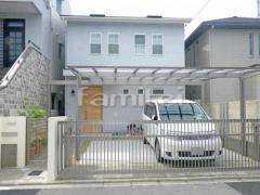 新築シンプル クローズ外構