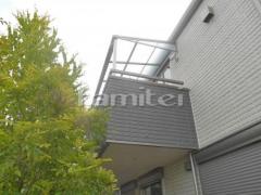 ベランダ屋根 LIXILサンクテラス2階 妻パネル