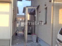 雨除け屋根 LIXILアーキフィットミニ1階 目隠しパネル