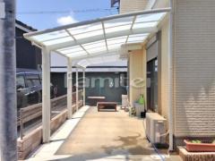 カーポート LIXILカーブポートシグマ1台 雨除け屋根 LIXILサンクテラス1階