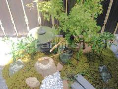 和風庭園 本格築山の坪庭 お庭セット