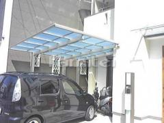 木製調カーポート YKKエフルージュ1台