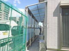 洗濯干し屋根 YKKヴェクターテラス1階 目隠しパネル(前面 正面)