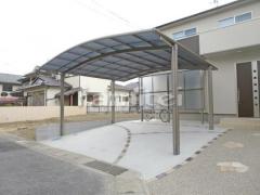 ガレージまわり 駐車場屋根 土間コンクリート