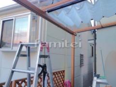 フル木製調テラス屋根 三協ナチュレ1階