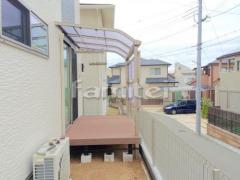 洗濯干し屋根 レギュラーテラス屋根 1階用 R型アール屋根 物干し