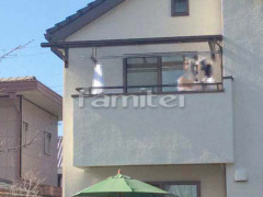 柱なしベランダ屋根 YKKヴェクターテラス2階