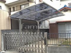 カーポート YKKレイナポート1台 伸縮門扉 四国化成 クレディアコー2型