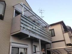 ベランダ屋根 LIXILライザーテラス2階 自転車バイク屋根 プライスポートミニ
