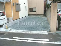 駐車場ガレージ床 バラス砕石