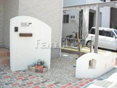 新築ナチュラル オープン外構