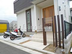 新築シンプルモダン オープン外構