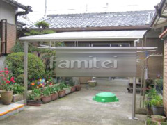 洗濯干し屋根 YKKヴェクターテラス1階