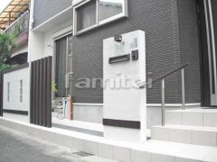 新築シンプルモダン オープン外構