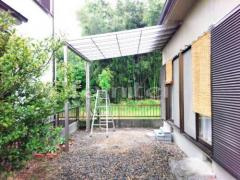 雨除け屋根 フラットテラス1階