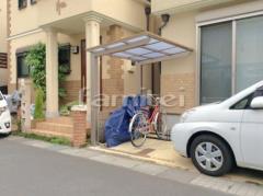 木製調自転車バイク屋根 LIXILアーキフィットプラスミニ