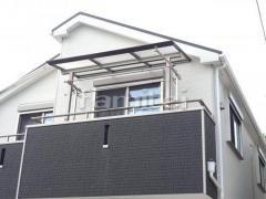 木製調ベランダ屋根 三協シャルレ2階