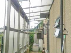 洗濯干し屋根 三協メニーウェルテラス1階 目隠しパネル