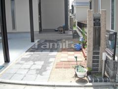 リフォーム和モダン オープン外構