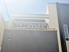 柱なしベランダ屋根 YKKヴェクター2階 可動式物干し