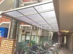 自転車バイク屋根 フラットテラス1階