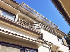 柱なしベランダ屋根 YKKヴェクター2階