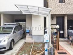 自転車バイク屋根 YKKレイナポートグランミニ 柱なし雨除け屋根 三協メニーウェル1階