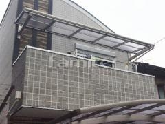 柱なしベランダ屋根 YKKヴェクター2階
