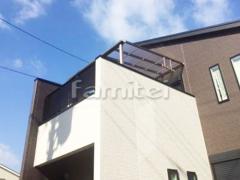 雨除け屋根 フラットテラス2階