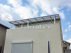 ベランダ屋根 三協メニーウェルA2階
