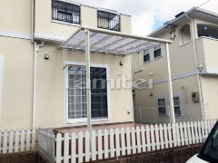 雨除け屋根 フラットテラス1階