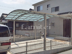 カーポート YKKレイナポート横2台 ベランダ屋根 ヴェクター2階