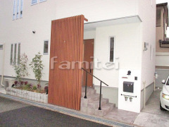 新築シンプル オープン外構